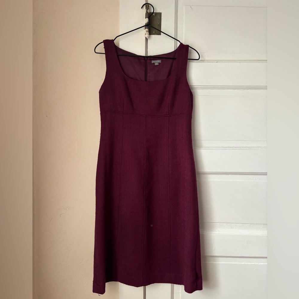 Elegant Purple Sleeveless Dress